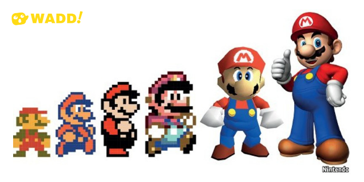 Nintendo Super Mario videogame created by Shigeru Miyamoto