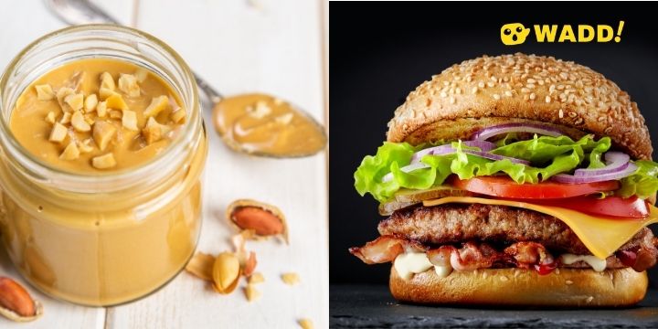 Top 10 Weird food combination that taste good: Peanut butter and hamburger