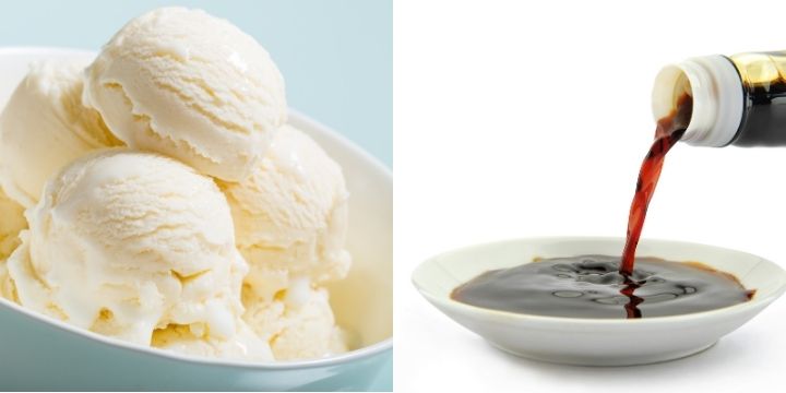 Top 10 Weird food combination that taste good: Soy sauce and Vanilla Ice Cream