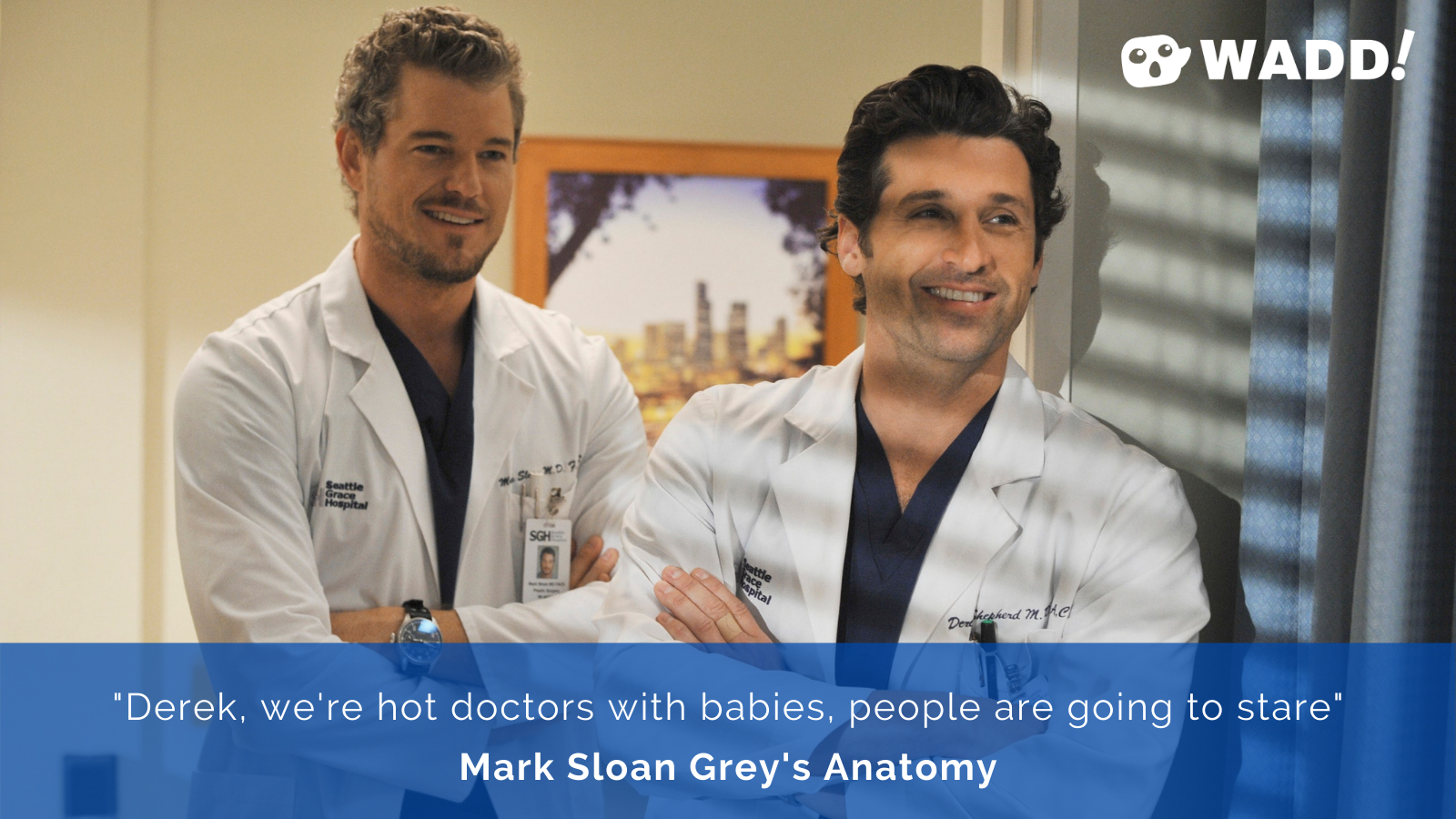 Grey's Anatomy Derek Shepherd Mark Sloan
