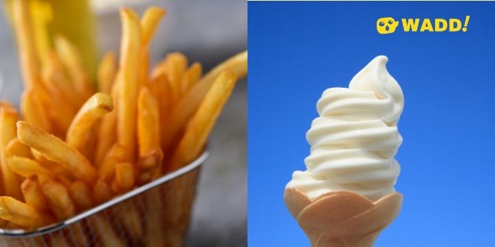 Top 10 Weird food combination that taste good: ice cream and ice cream