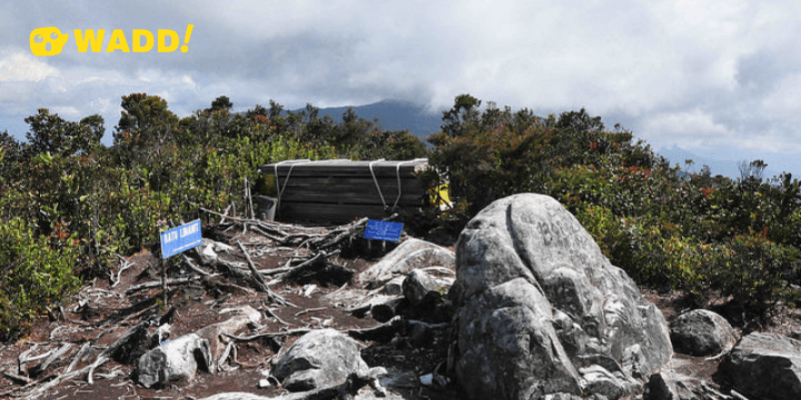 The holy ground of Batu Linanit summit