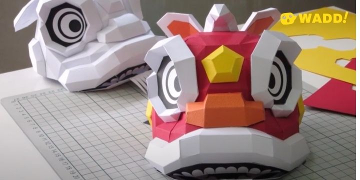 DIY Lion Dance Head
