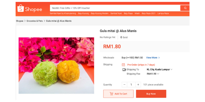 Gula Mitai Sarawak - Cotton Candy of Sarawak - Sarawak Delicacy