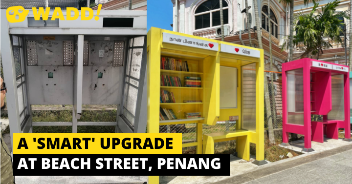 Penang: Abandoned Phone Booth Transformed To The Cutest Libraries